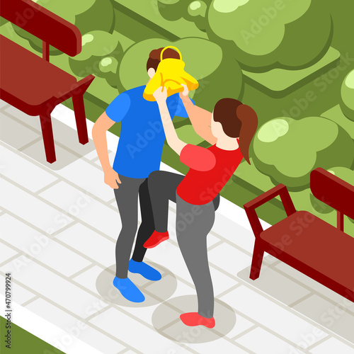 Woman Self Defense Composition