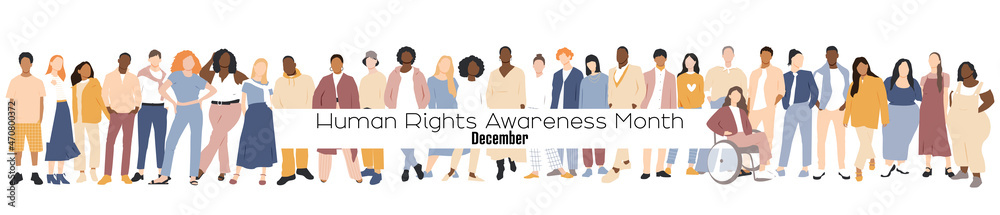 Human Rights Awareness Month banner.