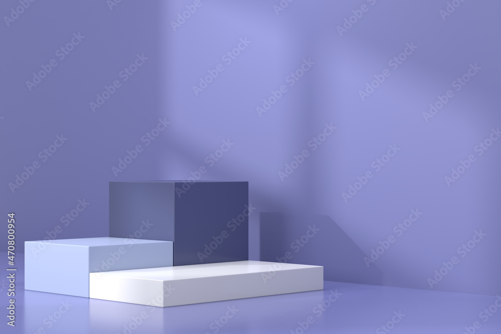 Display stand design. 3D product display. 3D rendering.