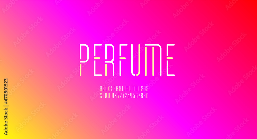 Font from thin line, white alphabet of fashion style, modern condensed letters and numbers, vector illustration 10EPS Font from thin line, white alphabet of fashion style, modern condensed letters and numbers, vector illustration 10EPS