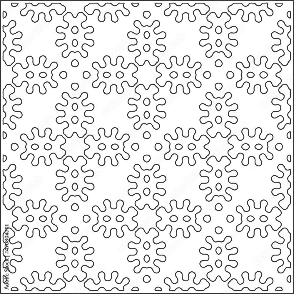 floral pattern background.Repeating geometric pattern from striped elements. Black pattern. floral pattern background.Repeating geometric pattern from striped elements. Black pattern.