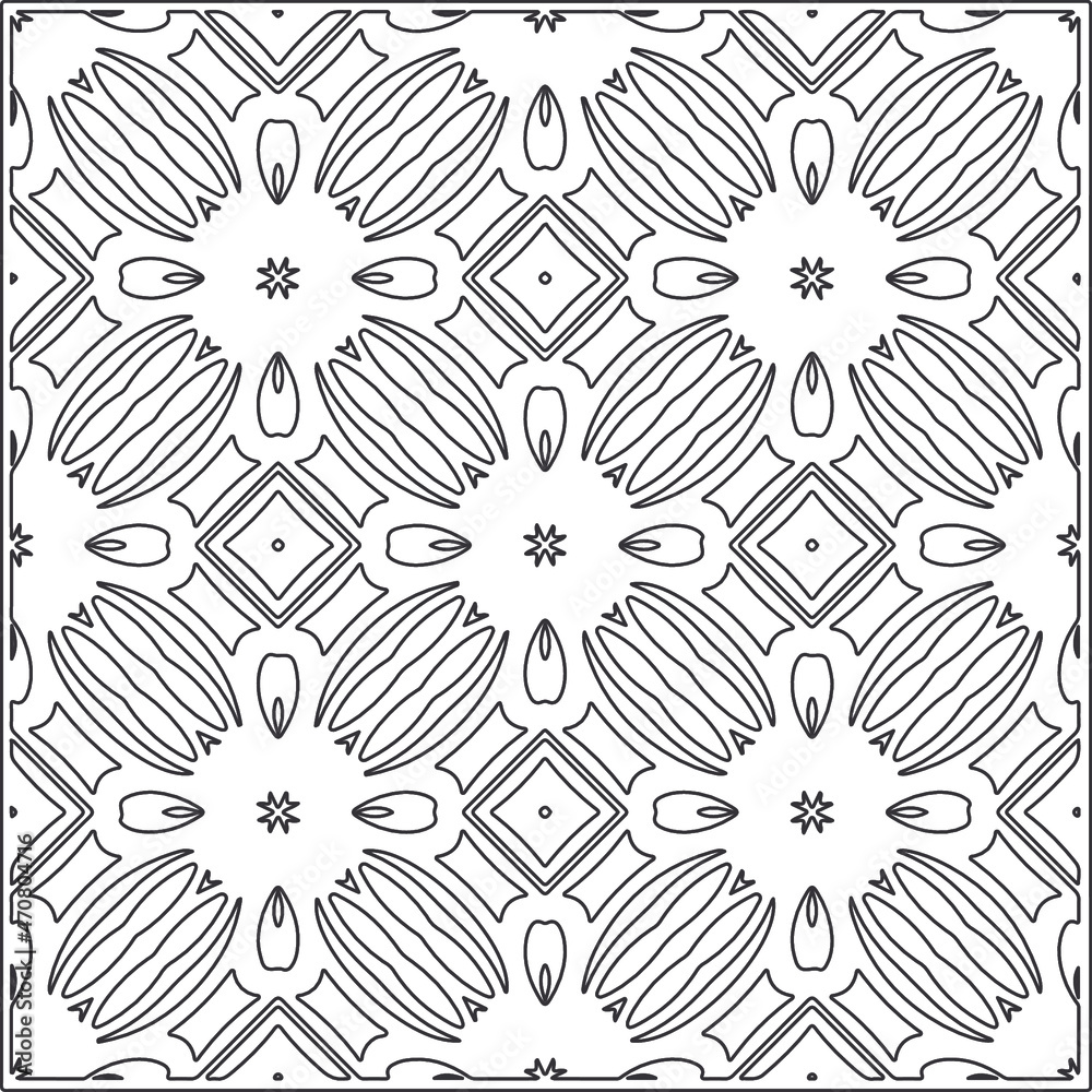floral pattern background.Repeating geometric pattern from striped elements. Black pattern. floral pattern background.Repeating geometric pattern from striped elements. Black pattern.