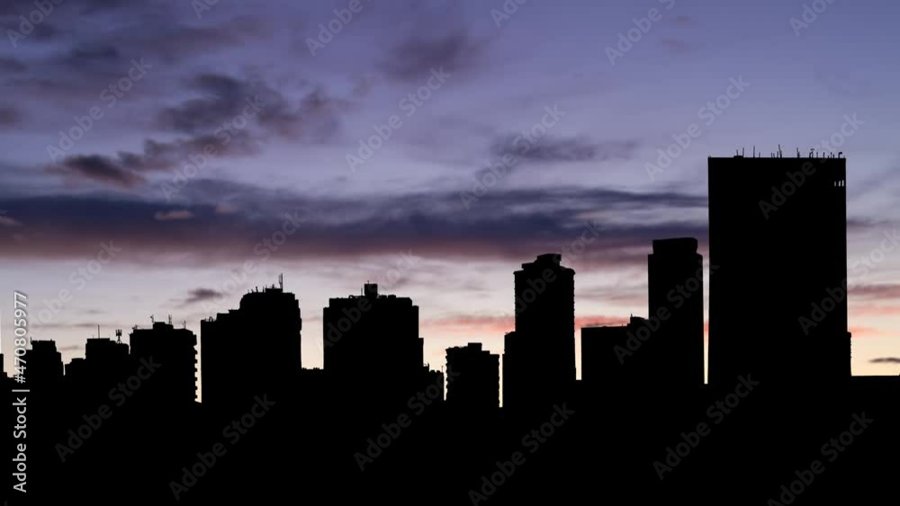 Jeddah at Twilight, Time Lapse with Colorful Clouds, Saudi Arabia Jeddah at Twilight, Time Lapse with Colorful Clouds, Saudi Arabia