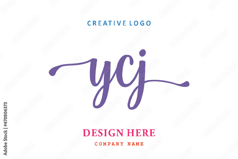 YCJ lettering logo is simple, easy to understand and authoritative YCJ lettering logo is simple, easy to understand and authoritative