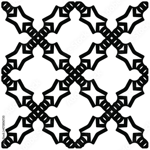 
Vector seamless models. Modern stylish texture. Composition from regularly repeating geometrical element. Monochrome, simple. Vector illustrations.
