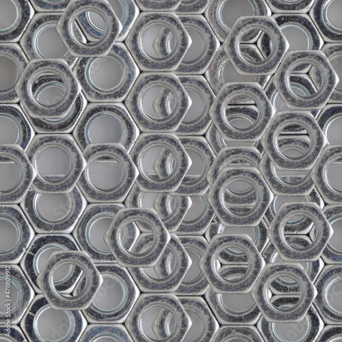 Nuts seamless pattern.