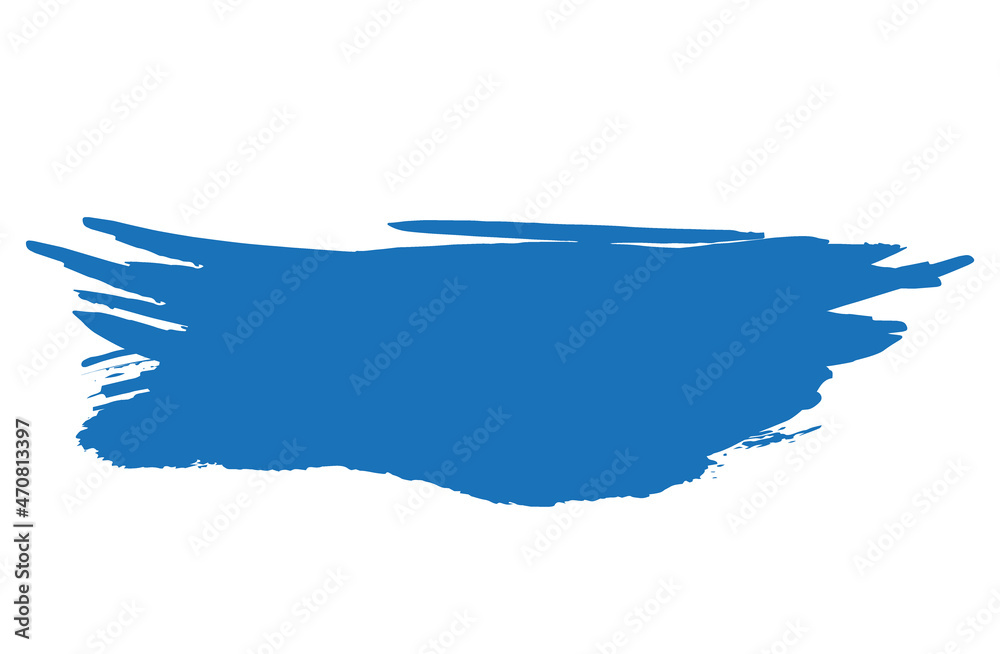 青色のインクの筆跡の素材 Stock Vector Adobe Stock