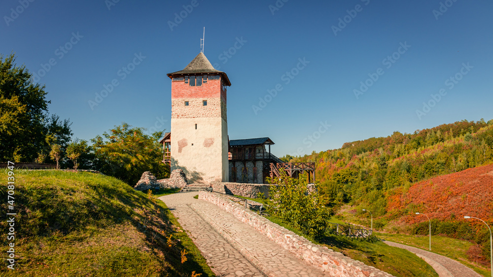 Malaiesti citadel in the Hateg region, Transylvania