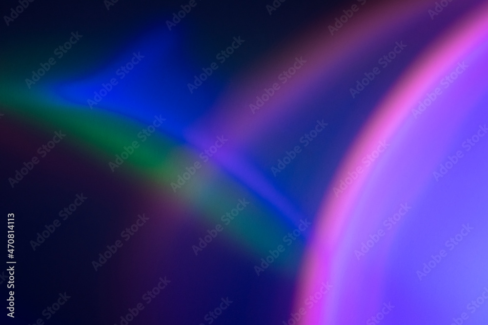 Fototapeta premium Rainbow gradient background with neon led light