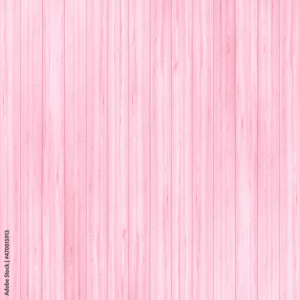 Pink wood wall plank texture or background.Pink pastel color. Wood wall