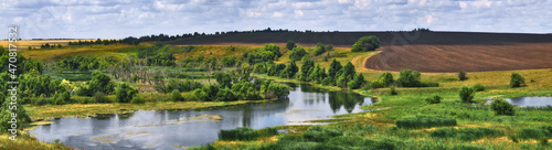 landscape with lake