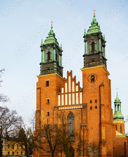 Poznan, Poland, Cathedral. Basilica of apostles St. Peter and St. Paul.