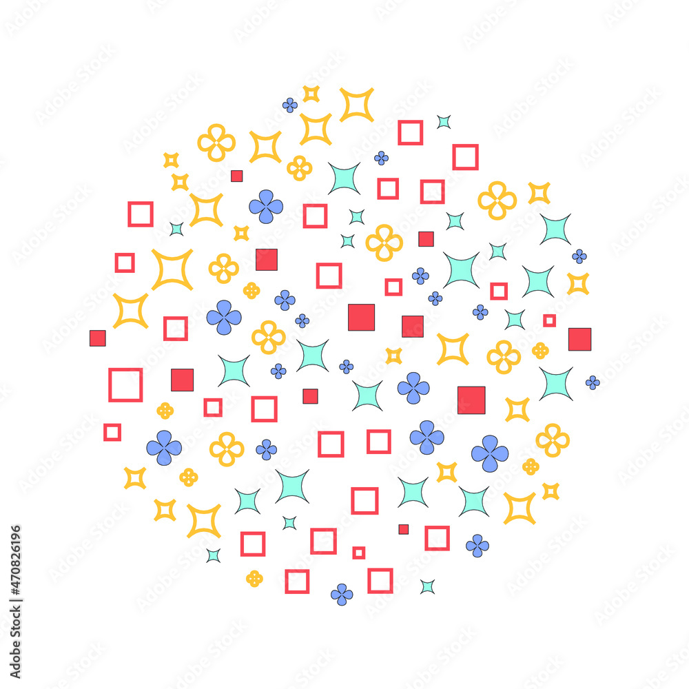 Obraz premium Geometric seamless pattern