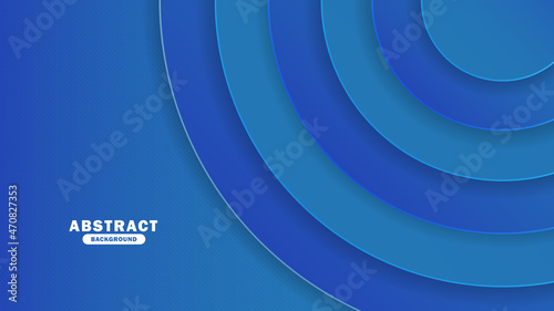 Abstract Blue Background with Circle Gradient, Modern Background Template for flyer, poster, and banner