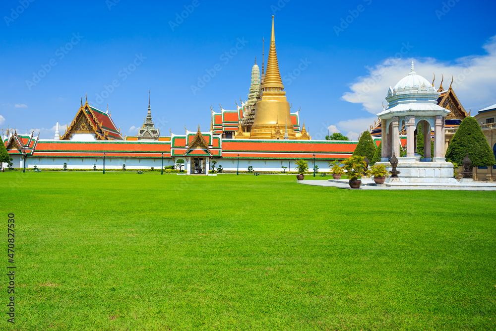 Wat Phra Kaew Ancient temple in bangkok Thailand
