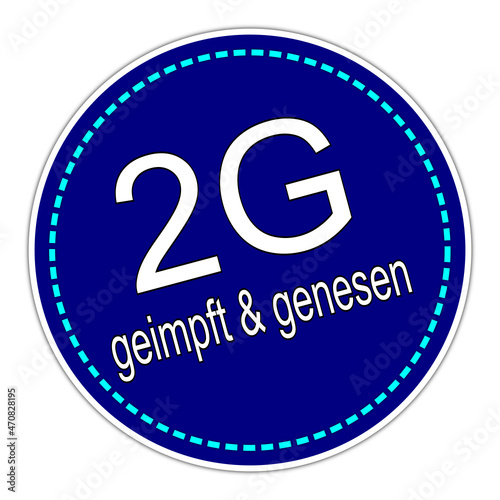 2G Regel geimpft und genesen - illustration