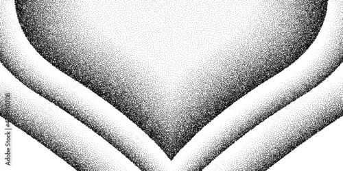 Grain pattern vector background. Black noise stipple dots ornament. Sand grain effect. Dots grunge banner. Abstract noise pattern. Stipple circles texture ornament. Dotted vector