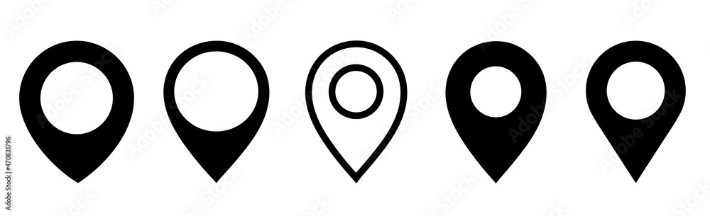 Map pin icon. location pin place marker. Location icon. Map marker pointer icon set. GPS location symbol collection. Modern map markers. Vector icon isolated on transparent background. Map pin icon. location pin place marker. Location icon. Map marker pointer icon set. GPS location symbol collection. Modern map markers. Vector icon isolated on transparent background.