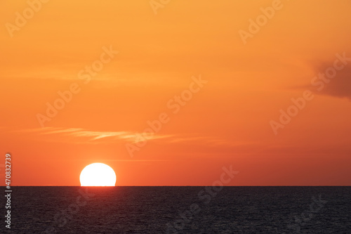 Fototapeta Naklejka Na Ścianę i Meble -  Sunset over the sea. Photo for design