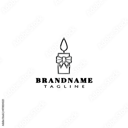 chandelier logo cartoon icon design template isolated vector illustration