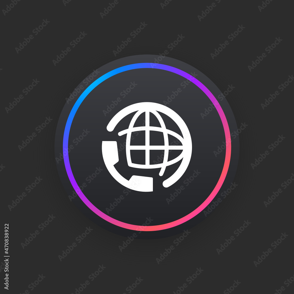 International Number - UI Icon International Number - UI Icon