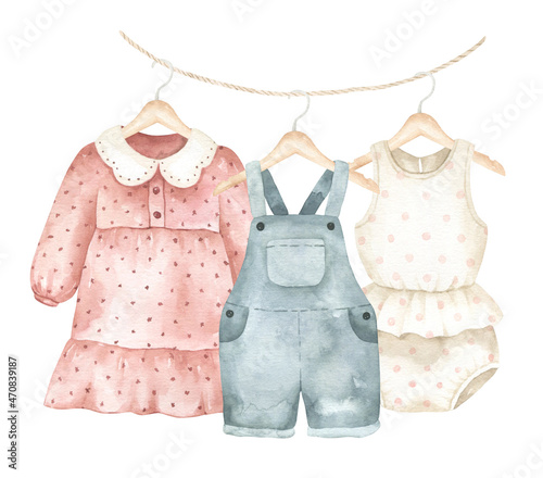 Baby Clothes Illustration