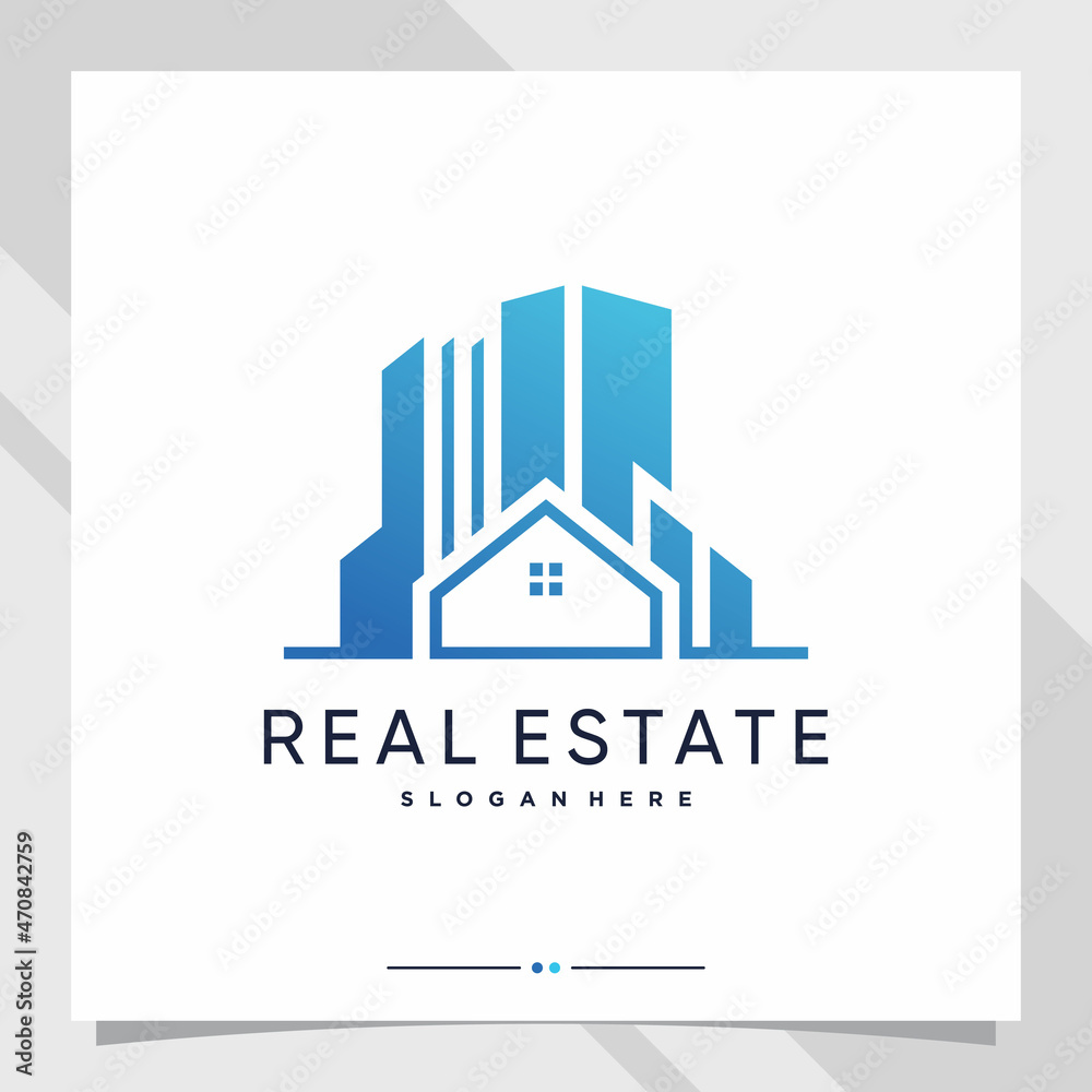 Real estate logo design inspiration for business construction