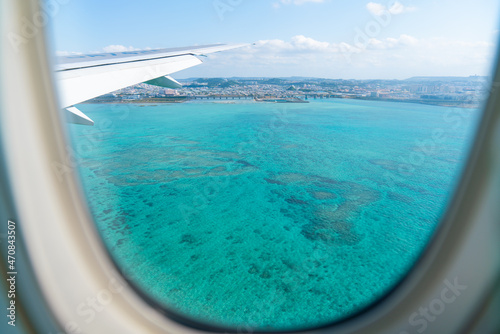 飛行機から見る沖縄 © Kazoo Trip