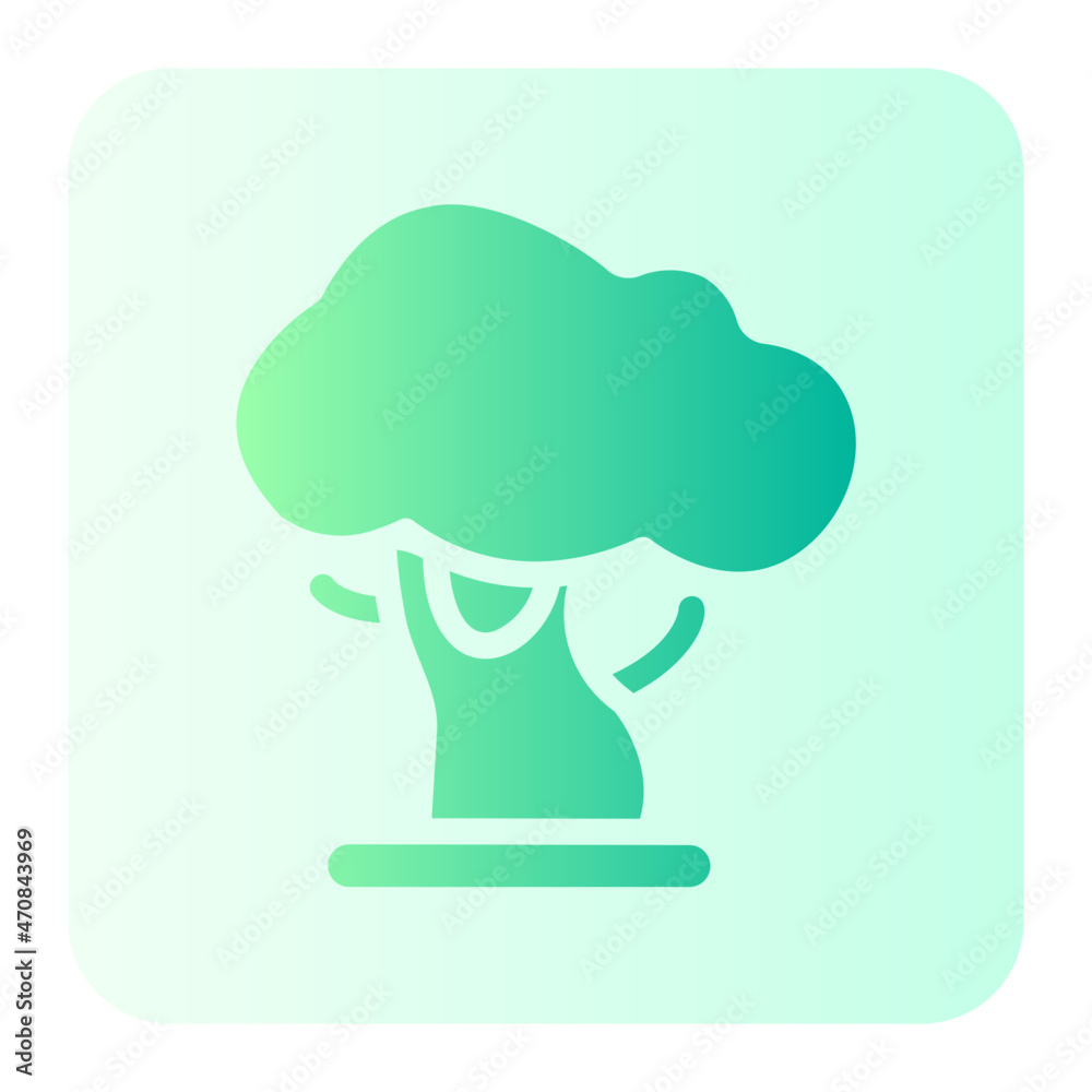 tree gradient icon