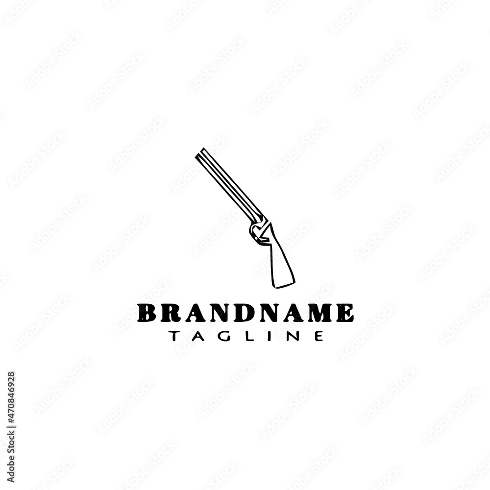 gun design logo template icon vector illustration gun design logo template icon vector illustration