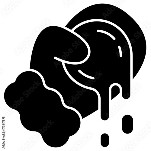 snowball solid icon