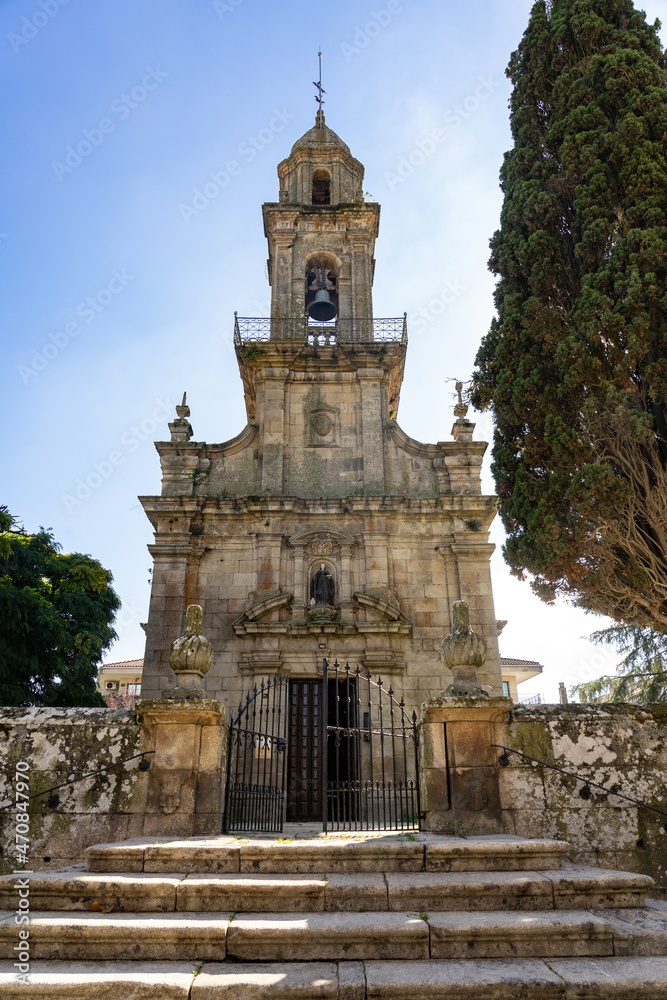San Bieito church in the medieval village of Allariz, Orense, Galicia, Spain.