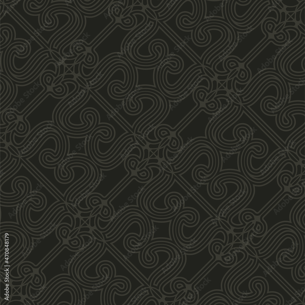 Elegant dark ornament pattern background Elegant dark ornament pattern background