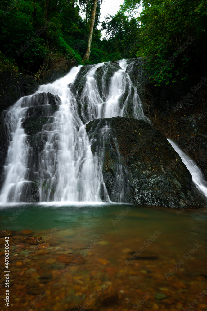 Fototapeta premium Bamanbudo waterfall - Goa, India
