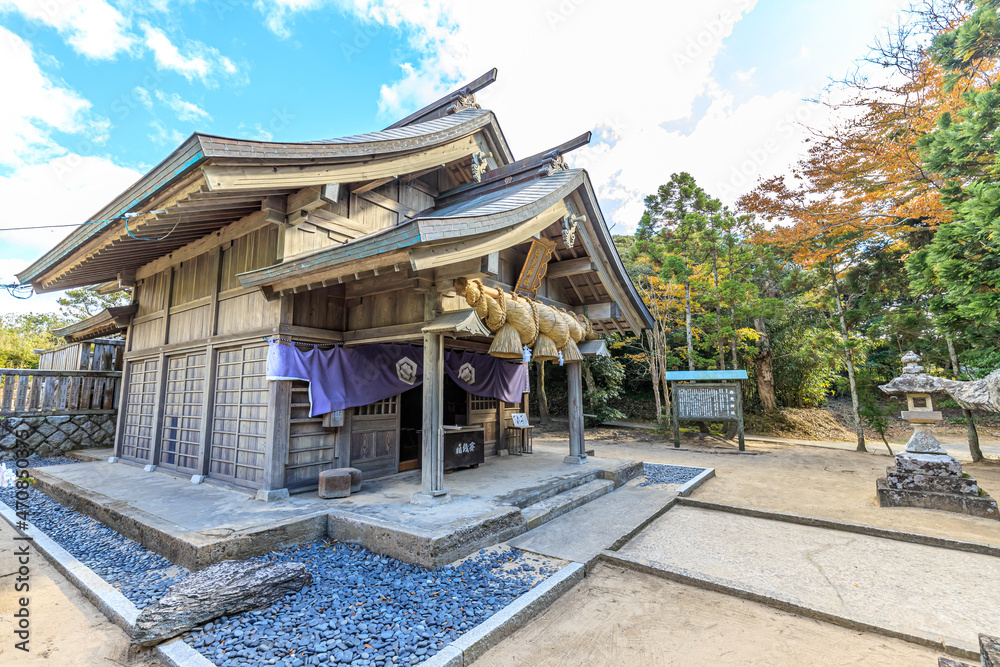 秋の白兎神社 鳥取県鳥取市 Hakuto Shrine in Autumn. Tottori-ken Tottori city 秋の白兎神社 鳥取県鳥取市 Hakuto Shrine in Autumn. Tottori-ken Tottori city