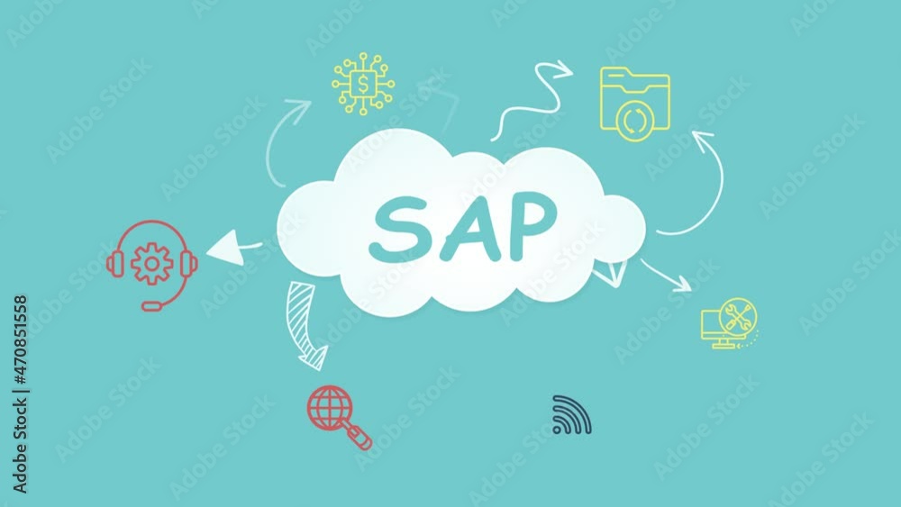 Internet, business, Technology and network concept. SAP System Software Automation concept on virtual screen data center. Virtual button. Internet, business, Technology and network concept. SAP System Software Automation concept on virtual screen data center. Virtual button.