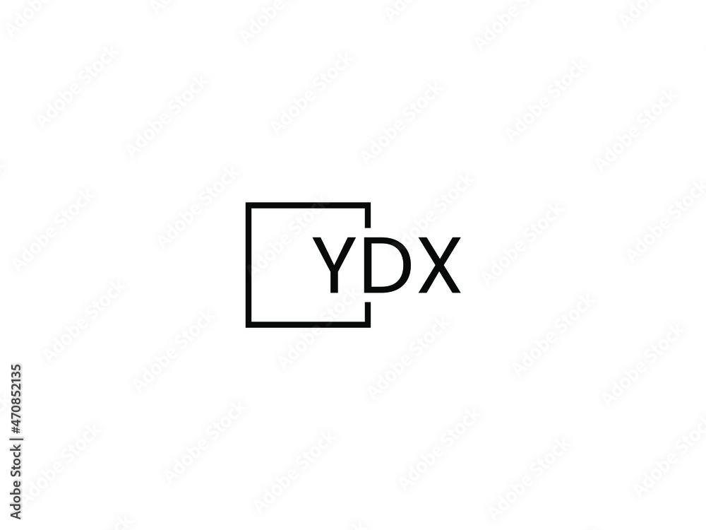 Obraz premium YDX letter initial logo design vector illustration