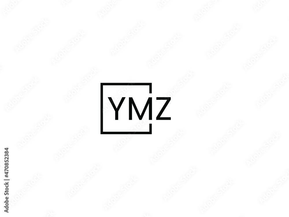 YMZ letter initial logo design vector illustration YMZ letter initial logo design vector illustration