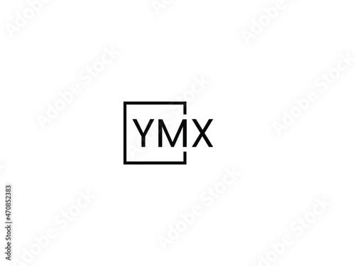 YMX letter initial logo design vector illustration