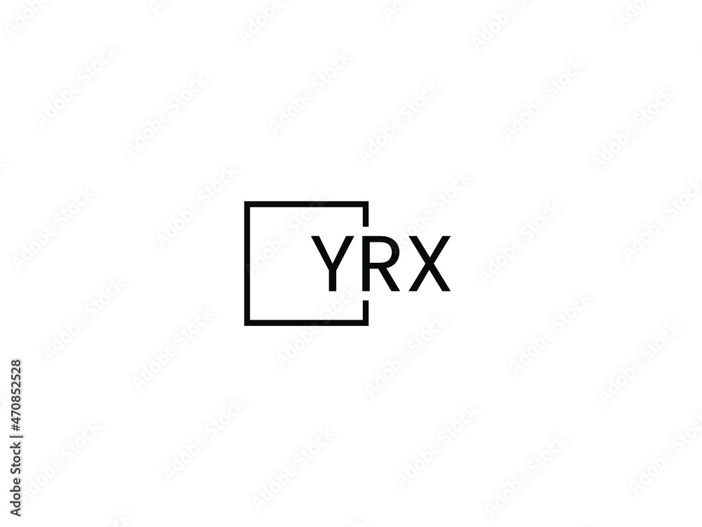 YRX letter initial logo design vector illustration YRX letter initial logo design vector illustration