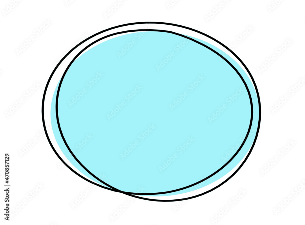 Abstract color oval as line drawing on white as background. Vector
Abstract color oval as line drawing on white as background. Vector