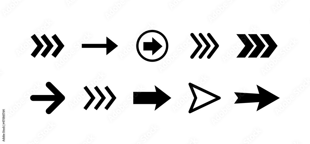 Arrow icons. Set of arrows. Vector collection. Arrow icons. Set of arrows. Vector collection.