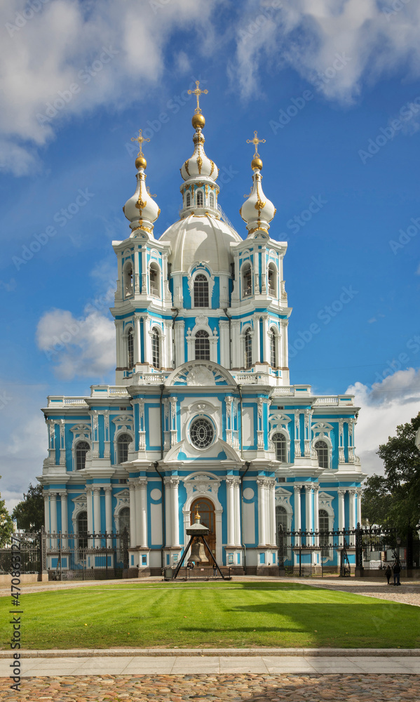 Smolny cathedral - Resurrection of Christ church in Saint Petersburg. Russia Smolny cathedral - Resurrection of Christ church in Saint Petersburg. Russia