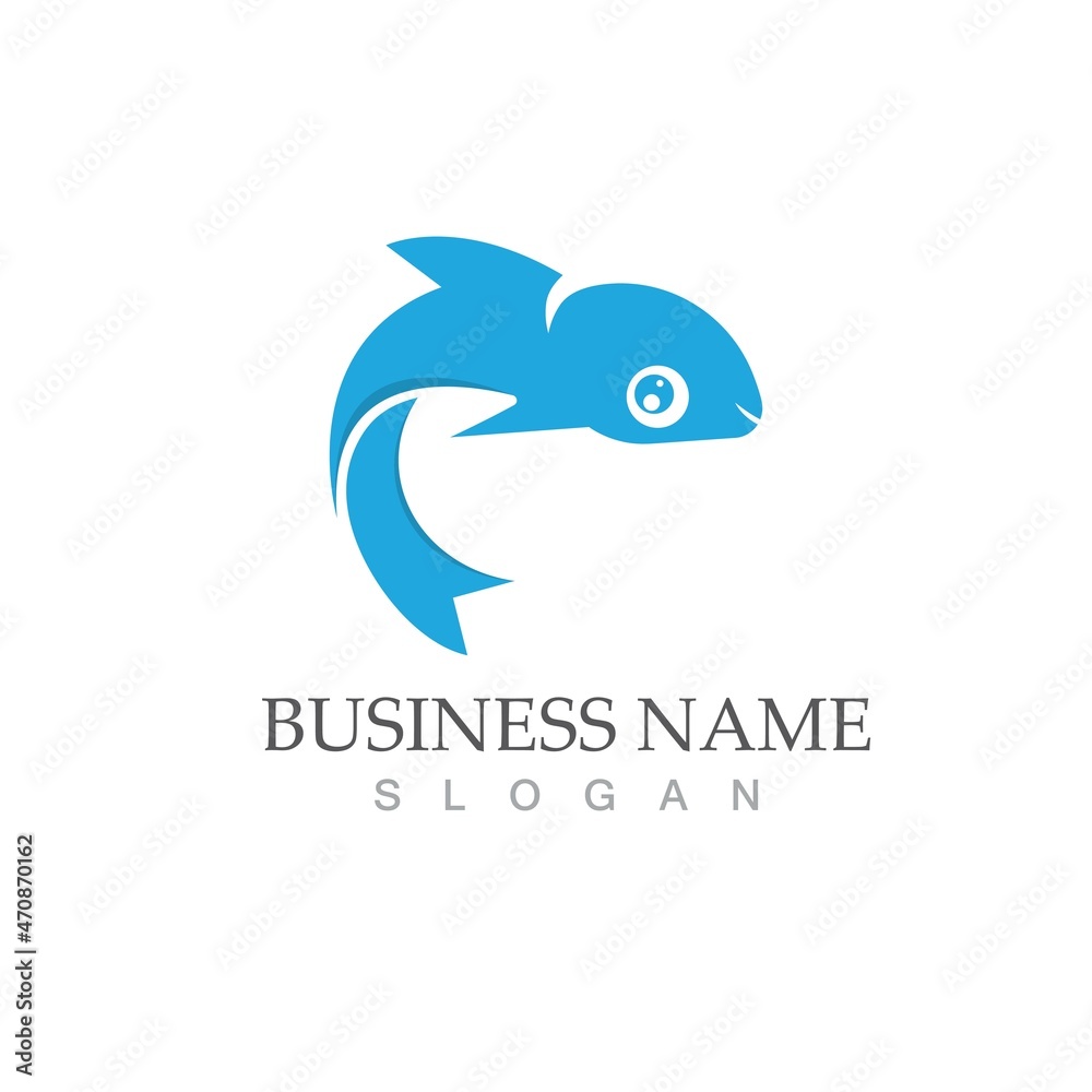 Fish logo template creative vector Fish logo template creative vector