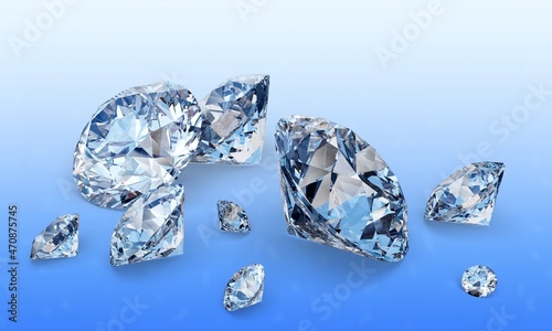 Foto Natural Swiss blue topaz gemstone setting for making jewelry