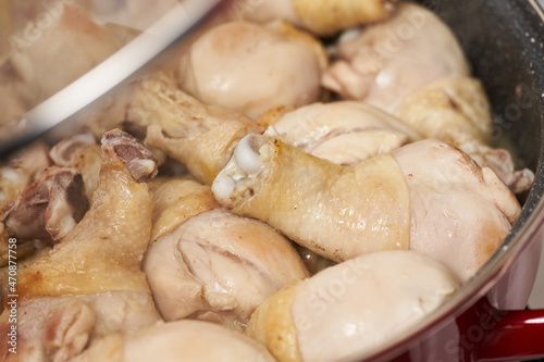 Cooking poultry drumsticks