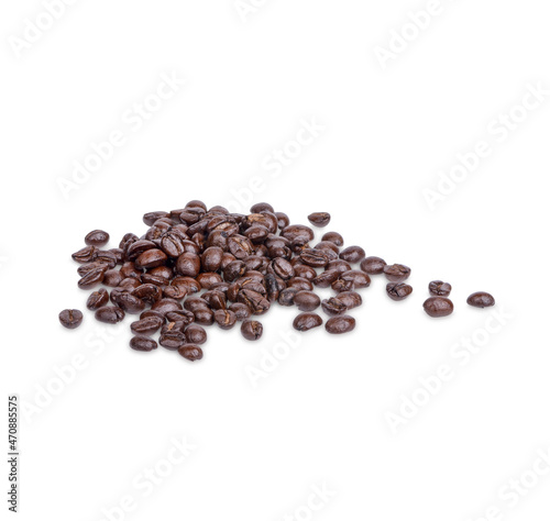 Coffee beans Isolated on white background