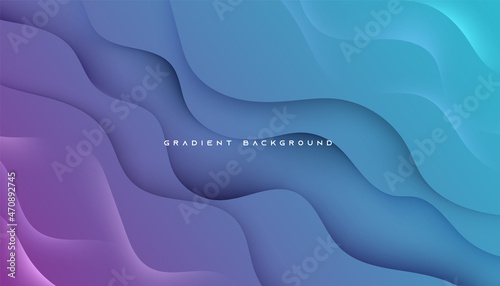 Abstract wavy light and shadow gradient background