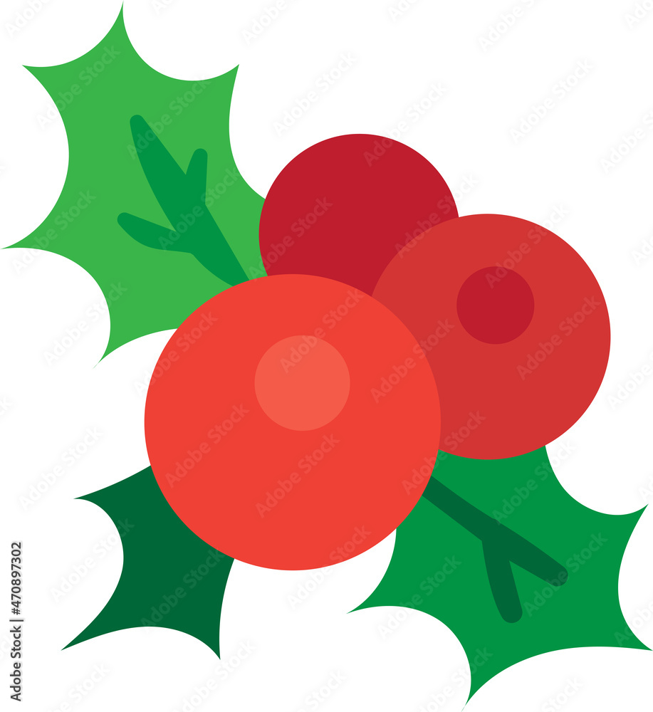 Mistletoe christmas holiday decoration vector Mistletoe christmas holiday decoration vector
