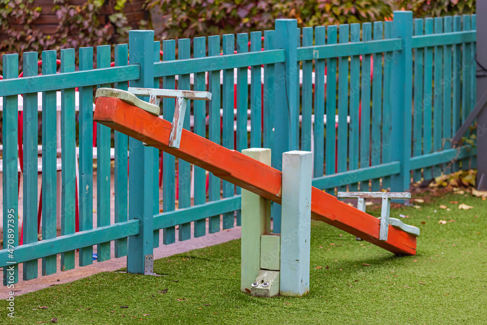Wooden Seesaw Playground Wooden Seesaw Playground